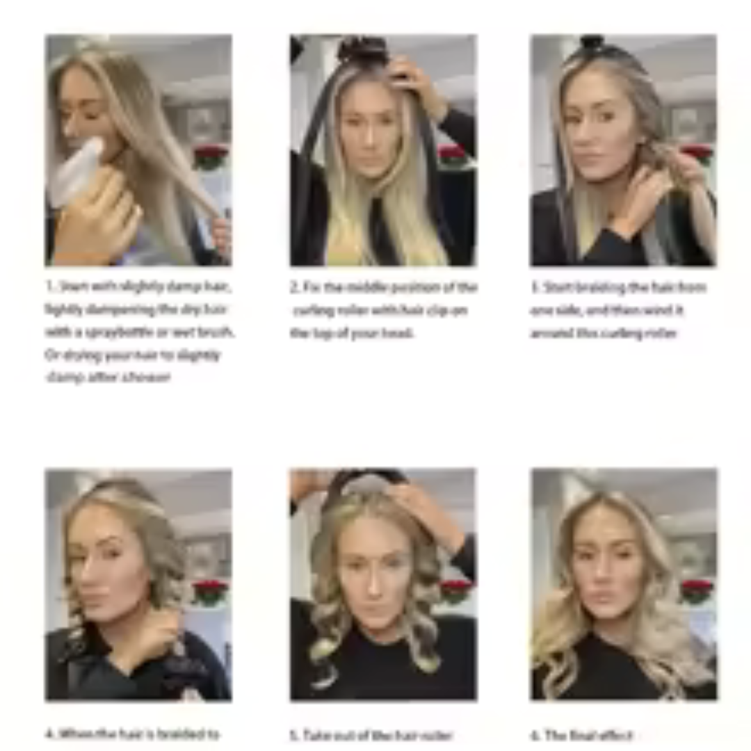 Curling Rod Headband – No Heat, No Damage Curls - Outlet Zone