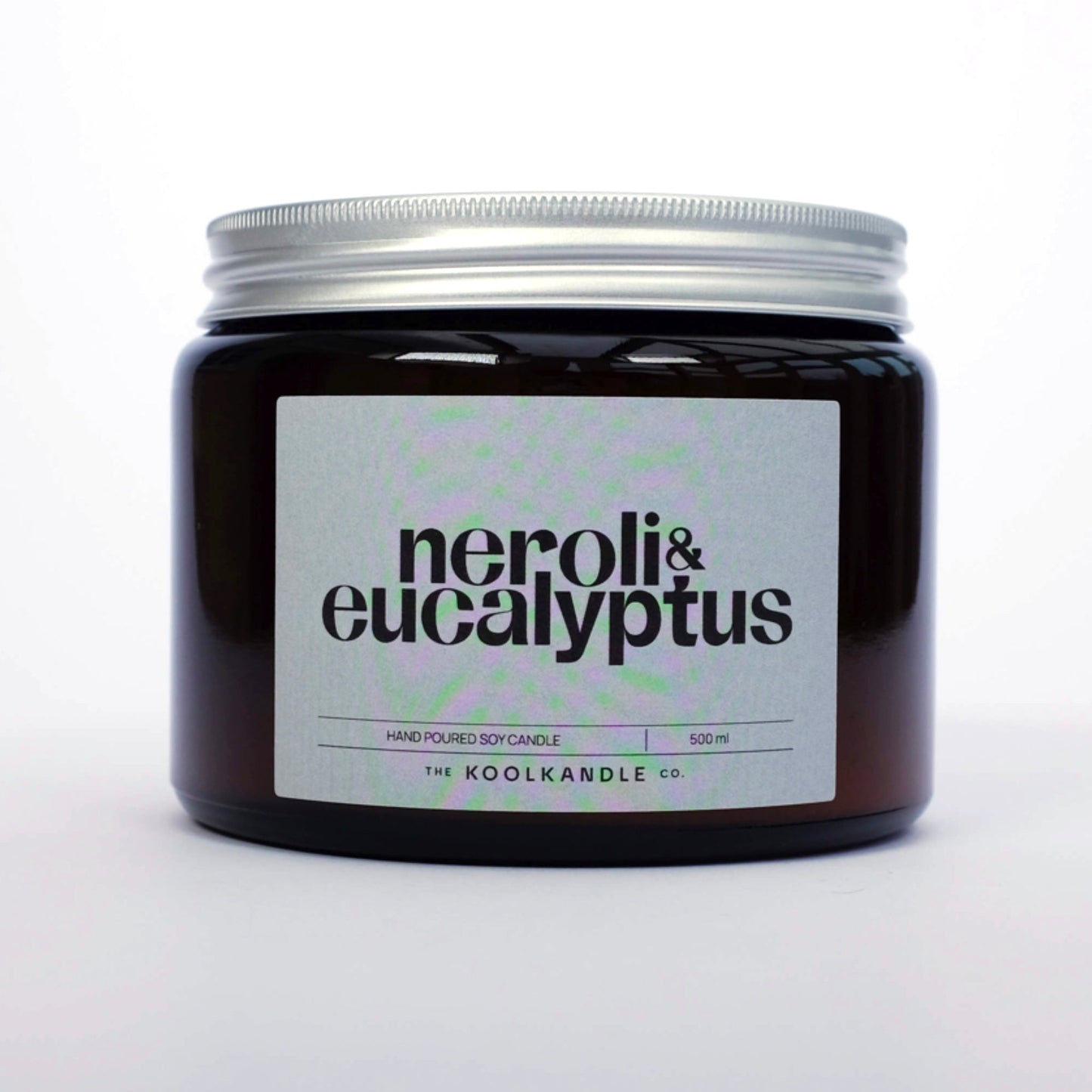 Neroli & Eucalyptus Candle – Relaxing Floral & Herbal Aromatic Soy Wax Candle for Home
