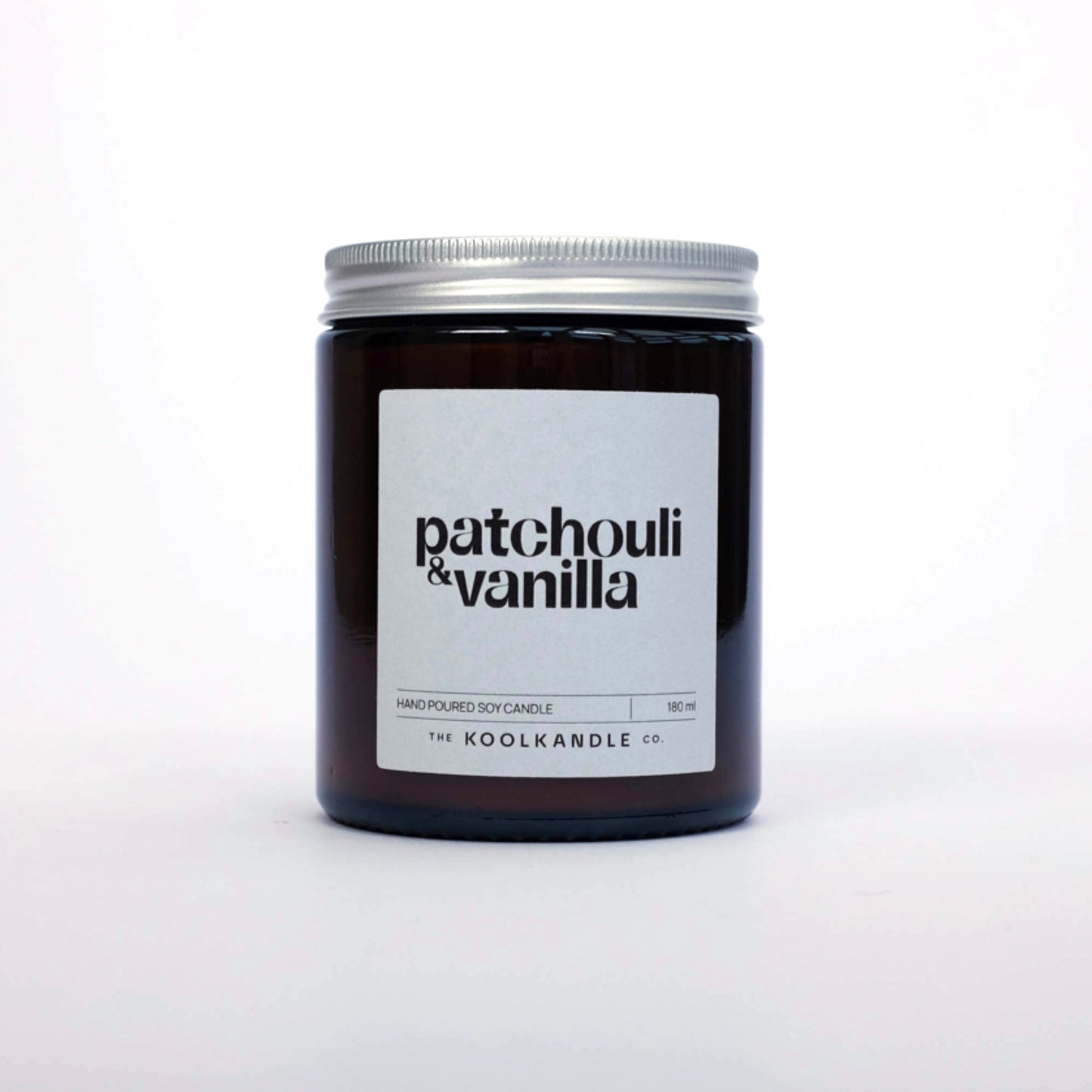 Patchouli & Vanilla Candle – Earthy & Sweet Aromatic Soy Wax Candle for Calming Ambiance