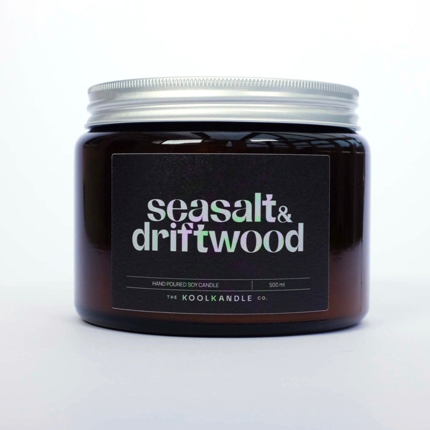 Seasalt & Driftwood Candle – Coastal Fresh Soy Wax Candle for a Calming Ocean-Inspired Aroma