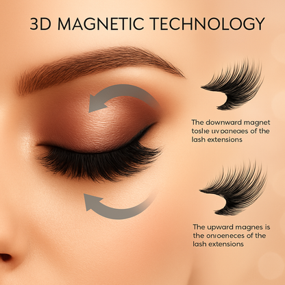 Natural 3D Magnetic Lashes – Reusable & Easy to Apply - Outlet Zone