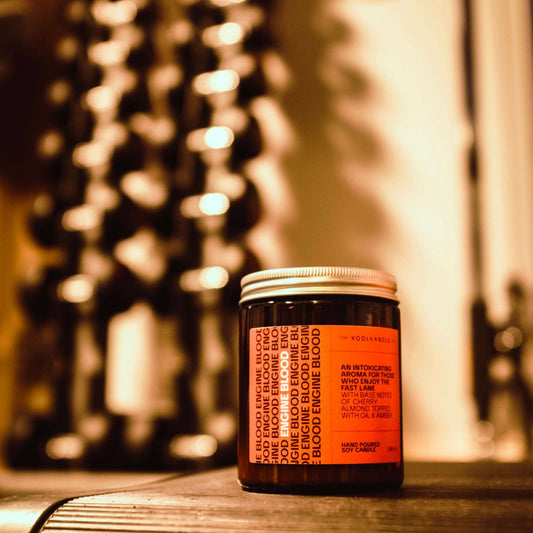 Engine Blood - Petrol Scented Candle for the fast lane