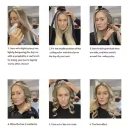 Curling Rod Headband – No Heat, No Damage Curls - Outlet Zone