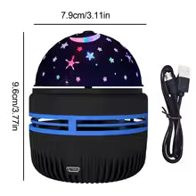 Rotating LED Star Projector Night Light – Starry Sky Effect - Outlet Zone