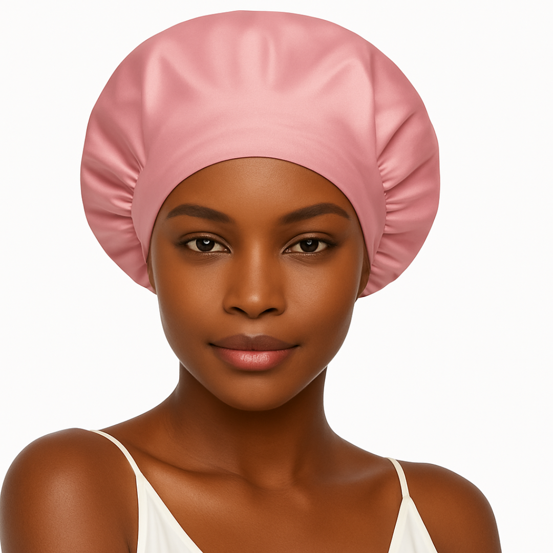 Heatless Curling Set with Satin Sleep Cap – Wake Up to Perfect Curls - Outlet Zone