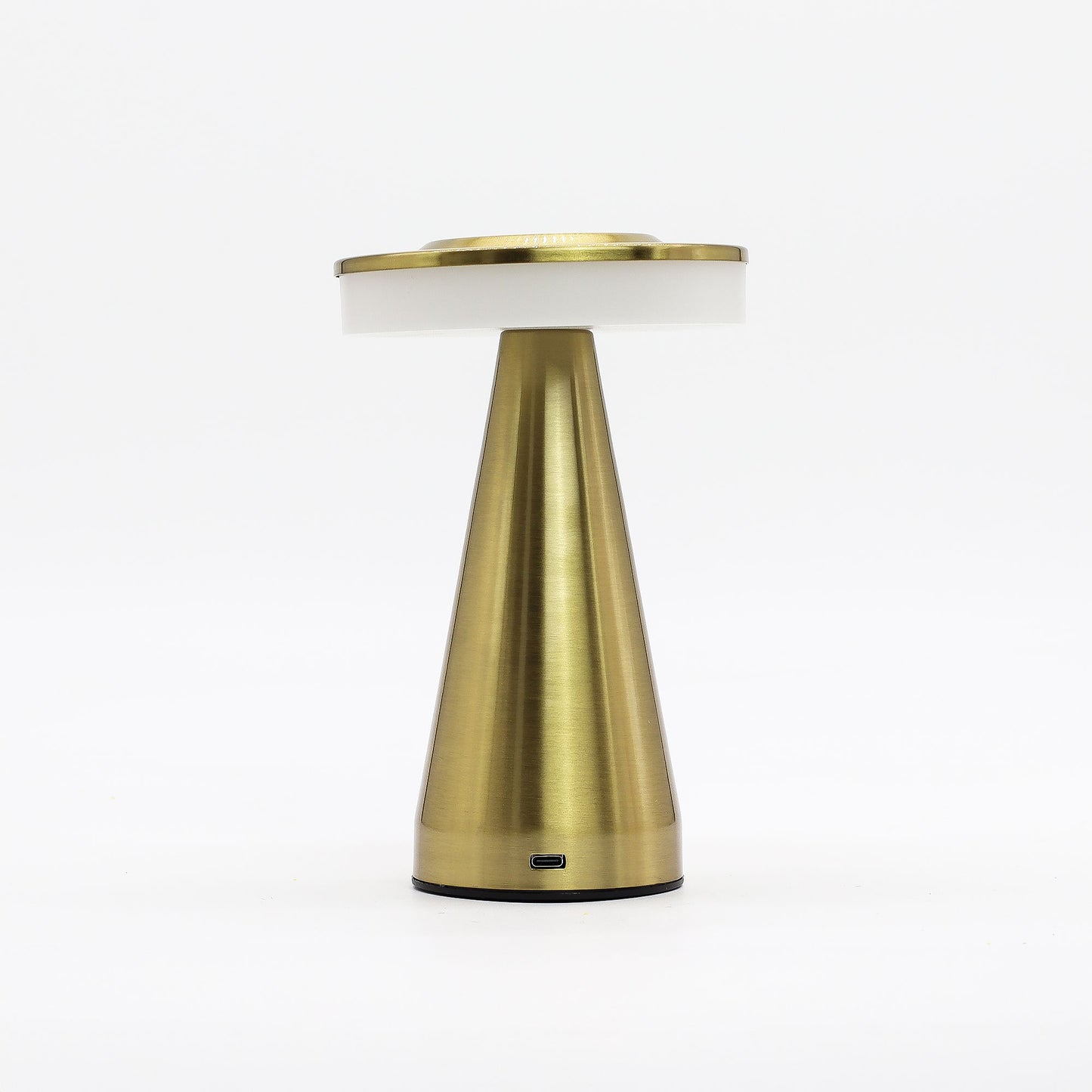 Touch Lamp - Tall Stem Copper - USB (C) - Rechargable  (400 Watt) - Outlet Zone