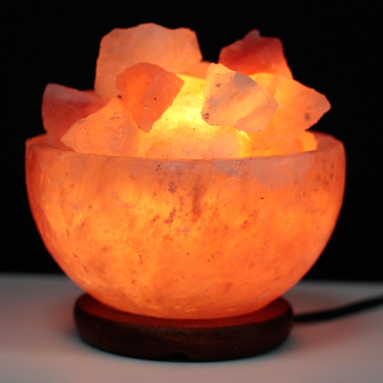 Salt Fire Bowl and Chunks - 15cm x 9cm - Outlet Zone