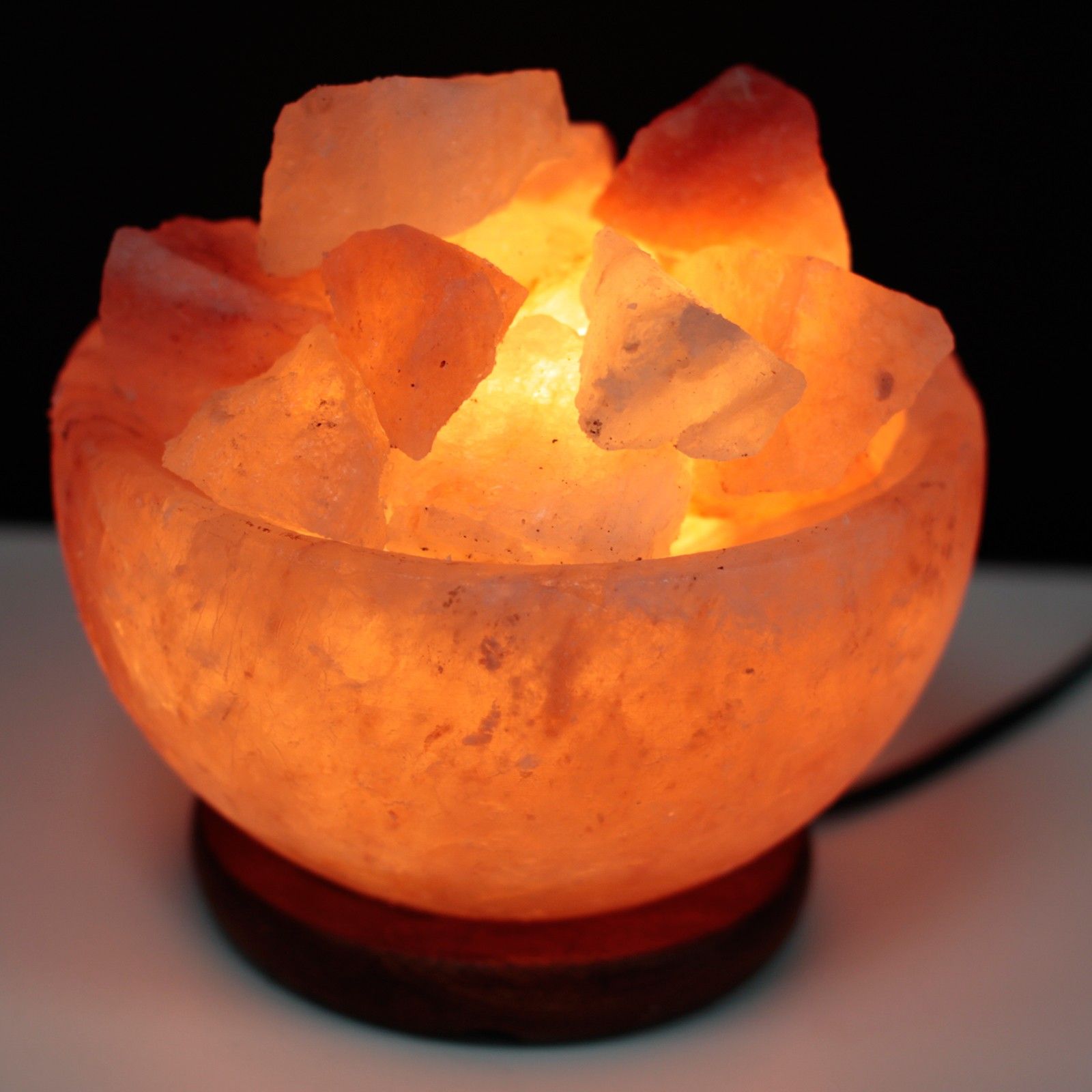 Salt Fire Bowl and Chunks - 15cm x 9cm - Outlet Zone